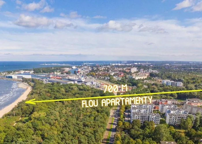Διαμέρισμα Flou Przystan Letnica 2, Plaza 700m *