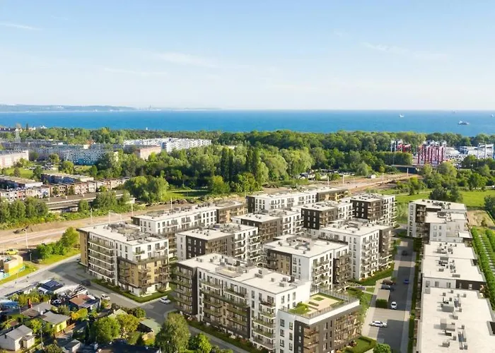 Διαμέρισμα Flou Przystan Letnica 2, Plaza 700m *