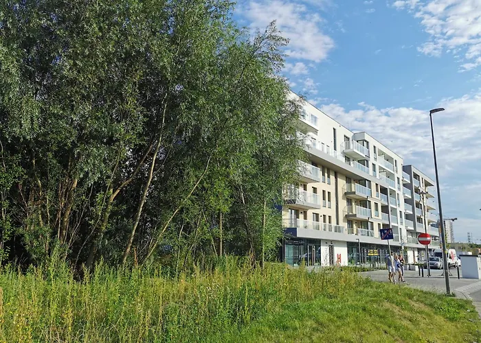 Lägenhet Flou Przystan Letnica 2, Plaza 700m Gdańsk