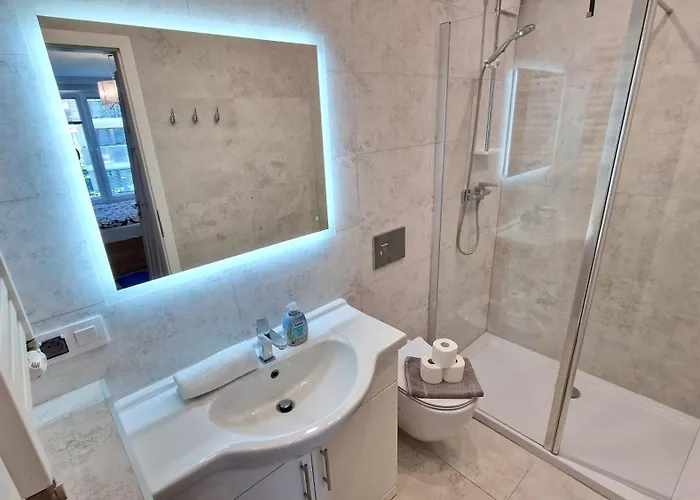 Lägenhet Flou Przystan Letnica 2, Plaza 700m Gdańsk